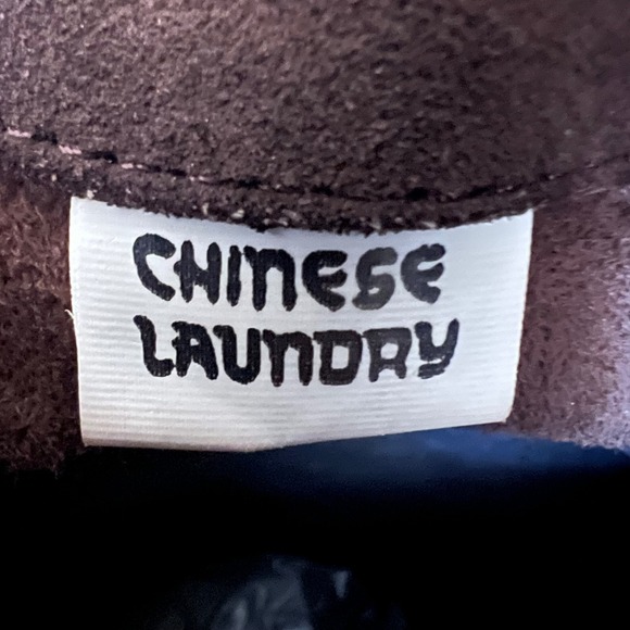 Chinese Laundry Radiance Brown Suede Stretch Over The Knee Boots Women 7 37.5 - Picture 11 of 16